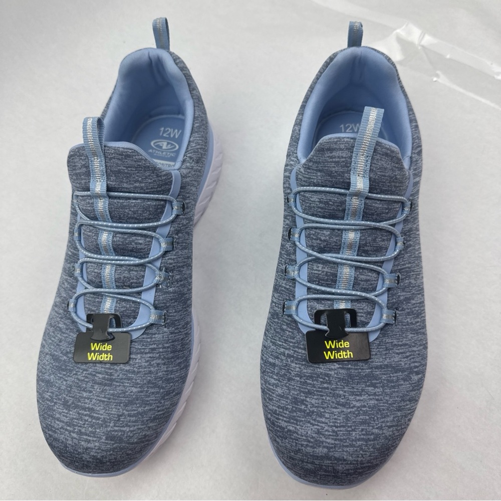 Gray Quick-Lace Athletic Shoes with Integrated Tongue